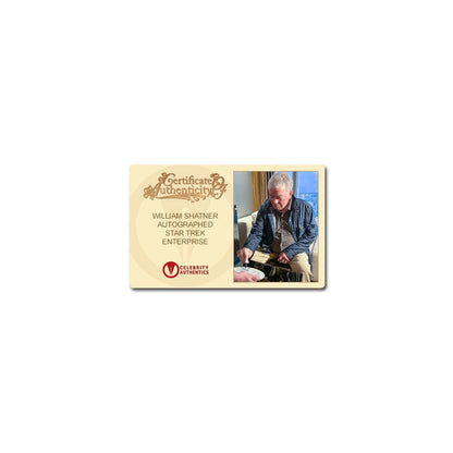 William Shatner Autographed Star Trek Original 18" Starship Enterprise NCC-1701