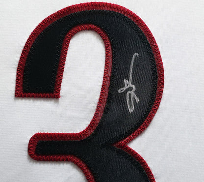 76ERS ALLEN IVERSON AUTOGRAPHED FRAMED WHITE JERSEY BECKETT WITNESS 239068