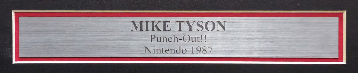 Mike Tyson Signed Framed 11x14 Nintendo Punch-Out!! Photo NES Controller Beckett