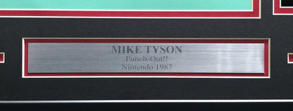 Mike Tyson Dual Auto Framed Punch-Out!! Cartridge & 11x14 Photo Collage NES JSA