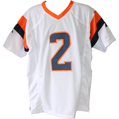 Patrick Surtain Autographed Pro Style sz XL White Jersey Beckett Witness 53125