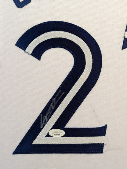FRAMED TORONTO BLUE JAYS VLADAMIR GUERRERO JR AUTOGRAPHED SIGNED JERSEY JSA COA