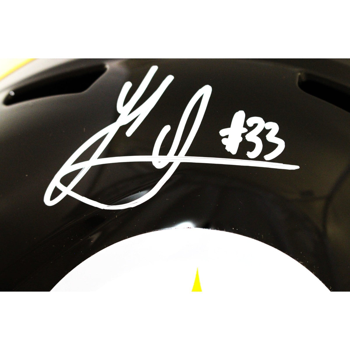 Jack Sawyer Autographed Pittsburgh Steelers F/S Helmet Beckett Witness 51625