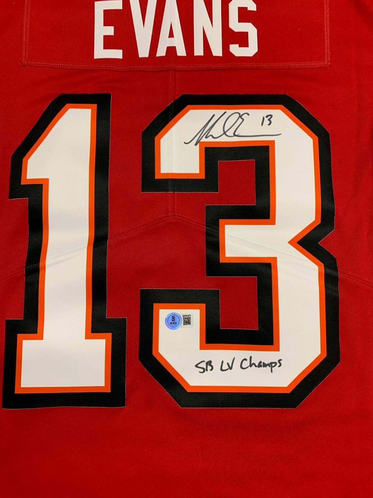 Mike Evans Autographed Tampa Bay Signed Nike Limited Super Bowl Jersey Beckett