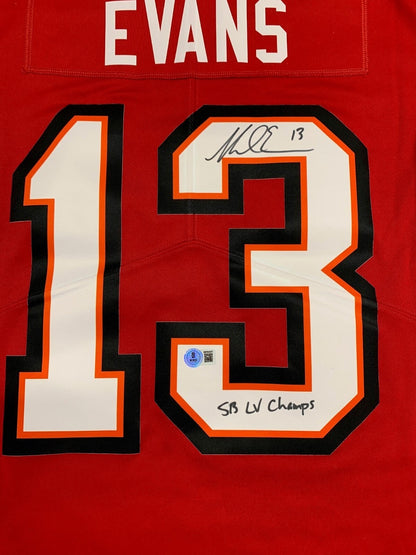 Mike Evans Autographed Tampa Bay Signed Nike Limited Super Bowl Jersey Beckett
