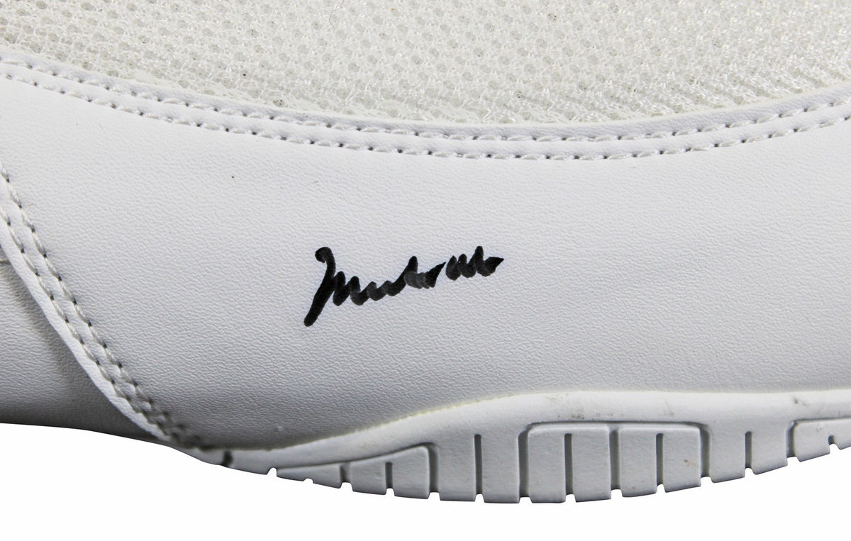 Muhammad Ali Signed White Everlast Boxing Shoe Size 11.5 Auto 10! PSA #4A54355