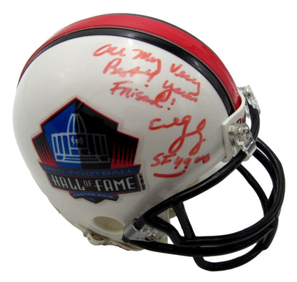 Eddie DeBartolo Jr Pro Football HOF 49ers Auto/Signed Mini Helmet JSA 201578