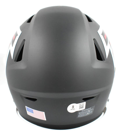 Deion Sanders Signed Atlanta Falcons Mid-Size SpeedFlex Helmet - Beckett W Holo