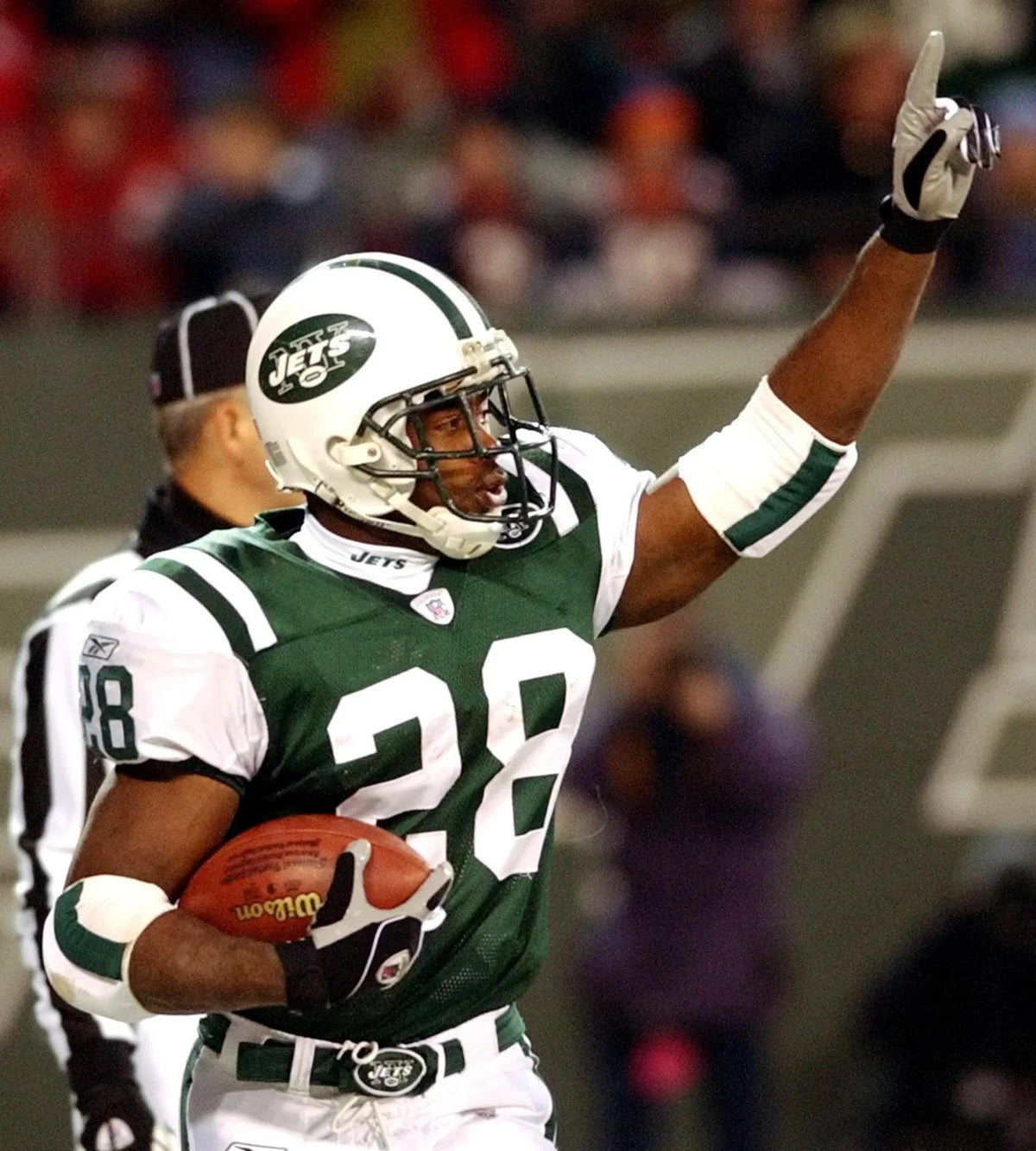 Curtis Martin Signed New York Jets Full-Size Helmet (PSA COA) 5xPro Bowl R.B.