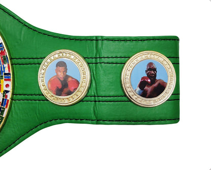 Mike Tyson Signed Green WBC World Championship Belt Beckett Wit