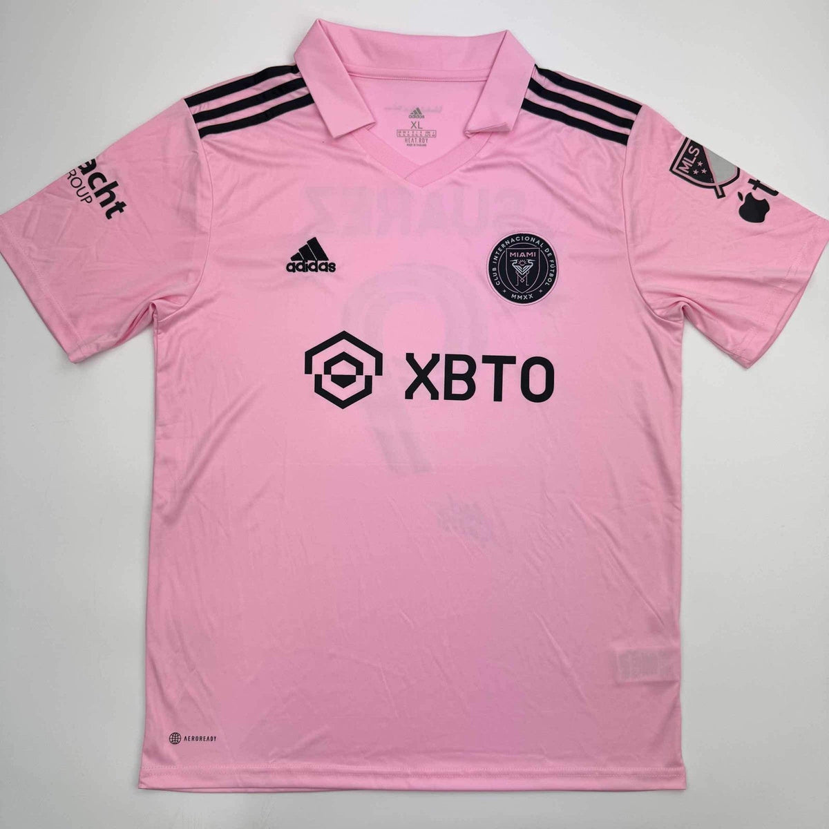 Autographed/Signed Luis Suarez Inter Miami Pink Soccer Jersey Beckett BAS COA