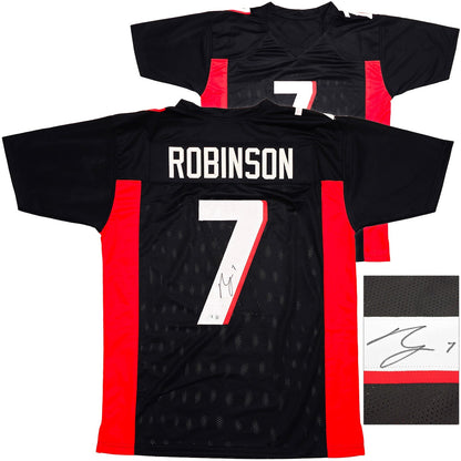 Atlanta Falcons Bijan Robinson Autographed Signed Black Jersey Beckett Wit