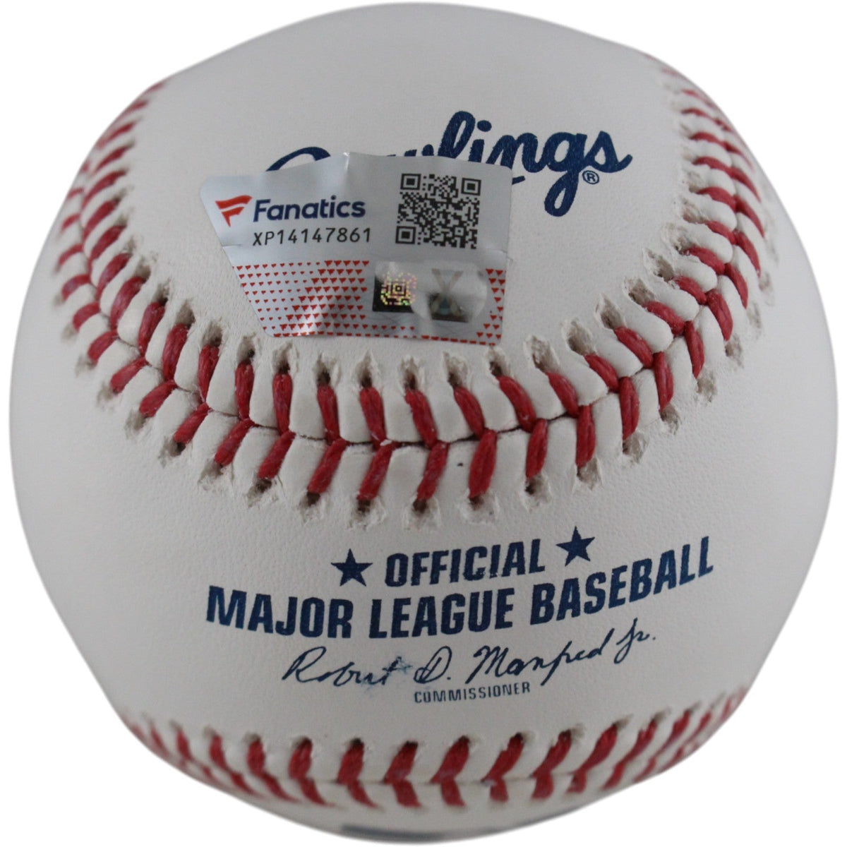 Carlton Fisk Autographed/Signed Boston Red Sox OML Baseball HOF Fanatics 51575