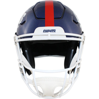 Abdul Carter Signed New York Giants SpeedFlex Color Rush Helmet Beckett 51257