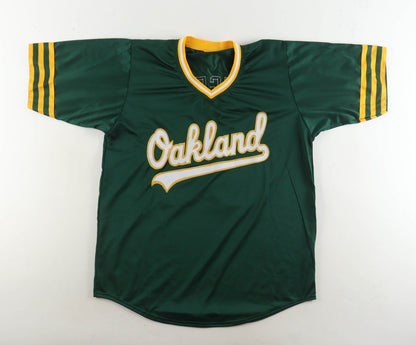 Rollie Fingers Signed Oakland A's Jersey Inscribed "HOF 92 & 74 WS MVP" (JSA)