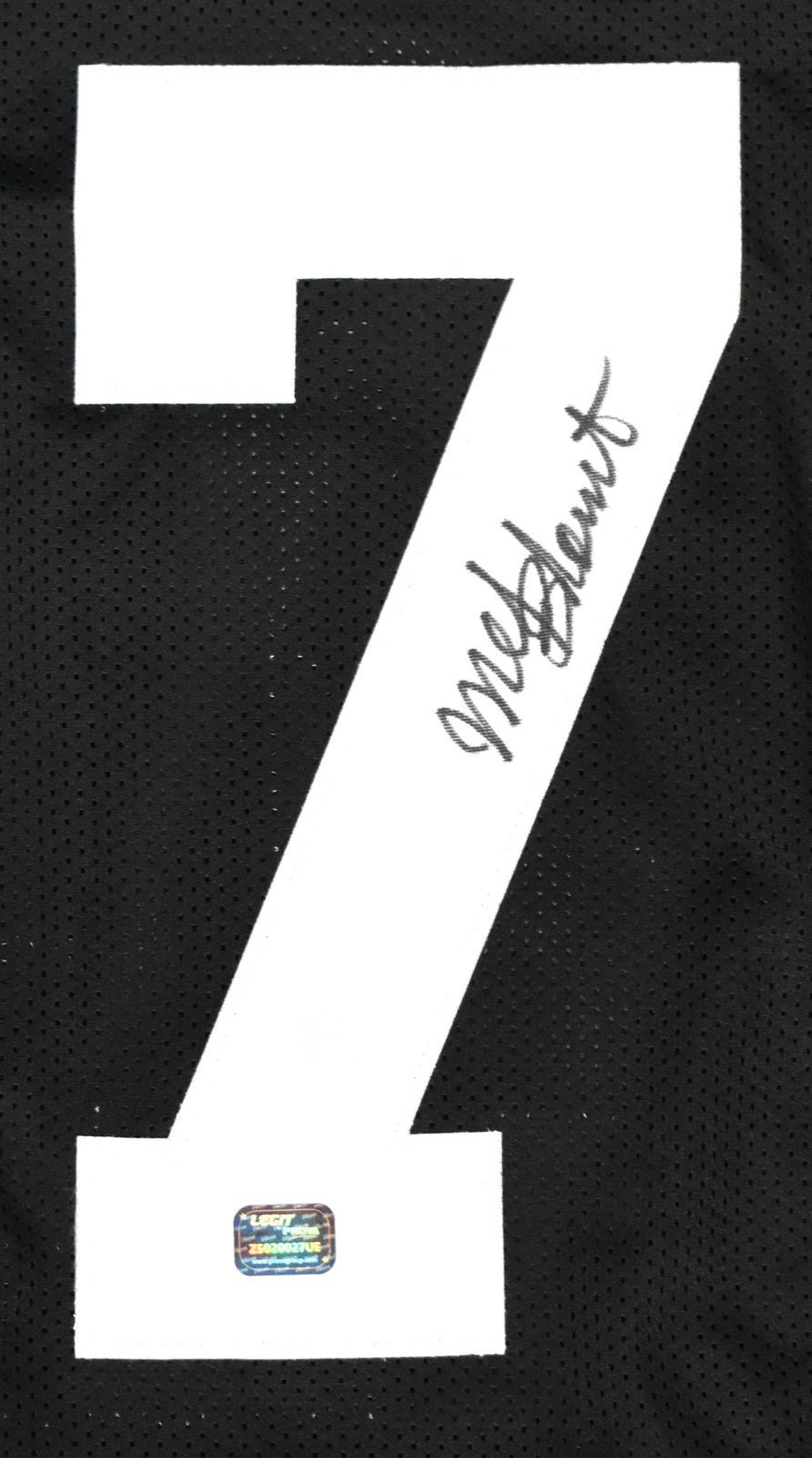 Mel Blount Autographed Black Pro Style Jersey - Prova *Black