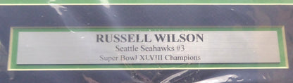Russell Wilson Autographed Signed Framed 16x20 Photo Seattle Seahawks RW Holo