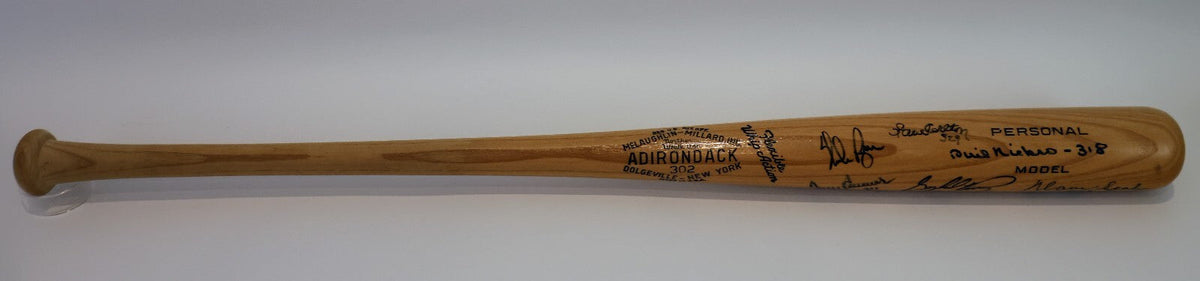 Nolan Ryan, Tom Seaver, Steve Carlton, Phil Niekro... 8x Signed Bat PSA/DNA LOA