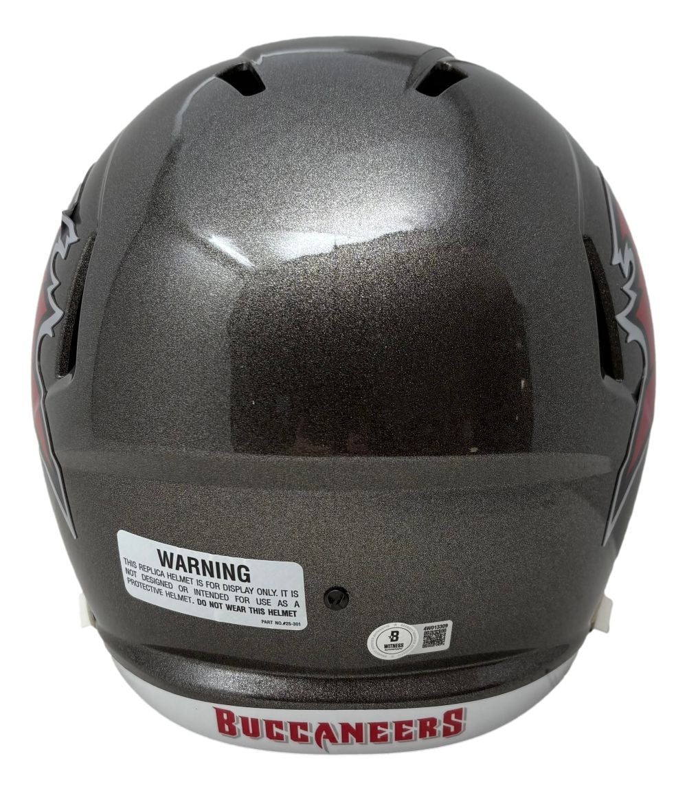 Baker Mayfield Signed Tampa Bay Buccaneers Full Size Replica Helmet BAS