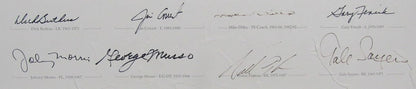 Bears World Championships Multi-Signed (20) Print to Luckman Sayers Butkis 99555
