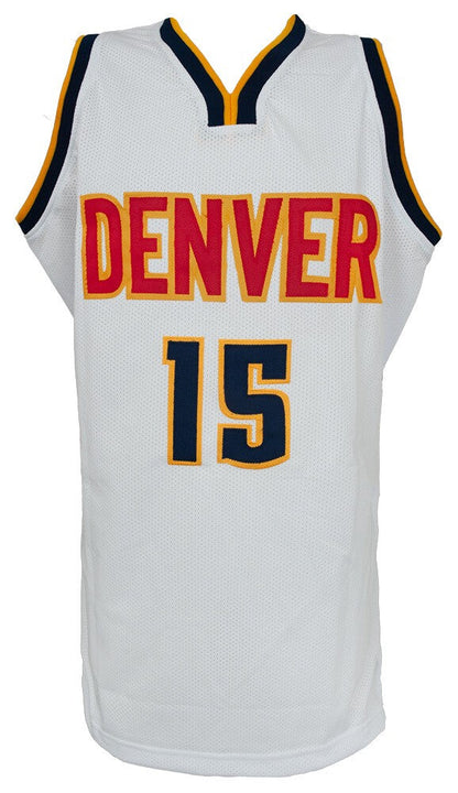 Nikola Jokic (NUGGETS) Signed White Custom Basketball Jersey - (JSA COA)
