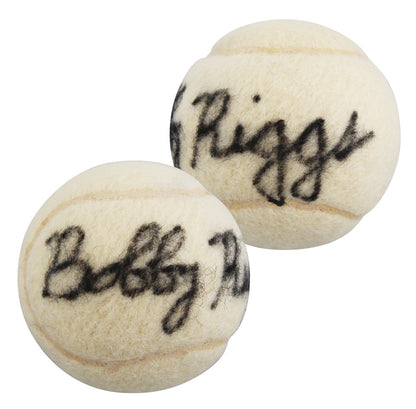 Bobby Riggs Authentic Signed Slazenger Tennis Ball Autographed BAS #AE64050