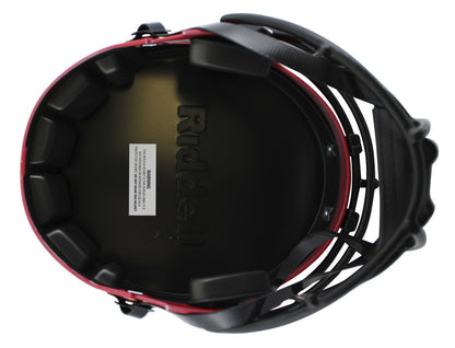 Buccaneers John Lynch "HOF 21" Signed Rave F/S Speed Rep Helmet W/ Case BAS Wit