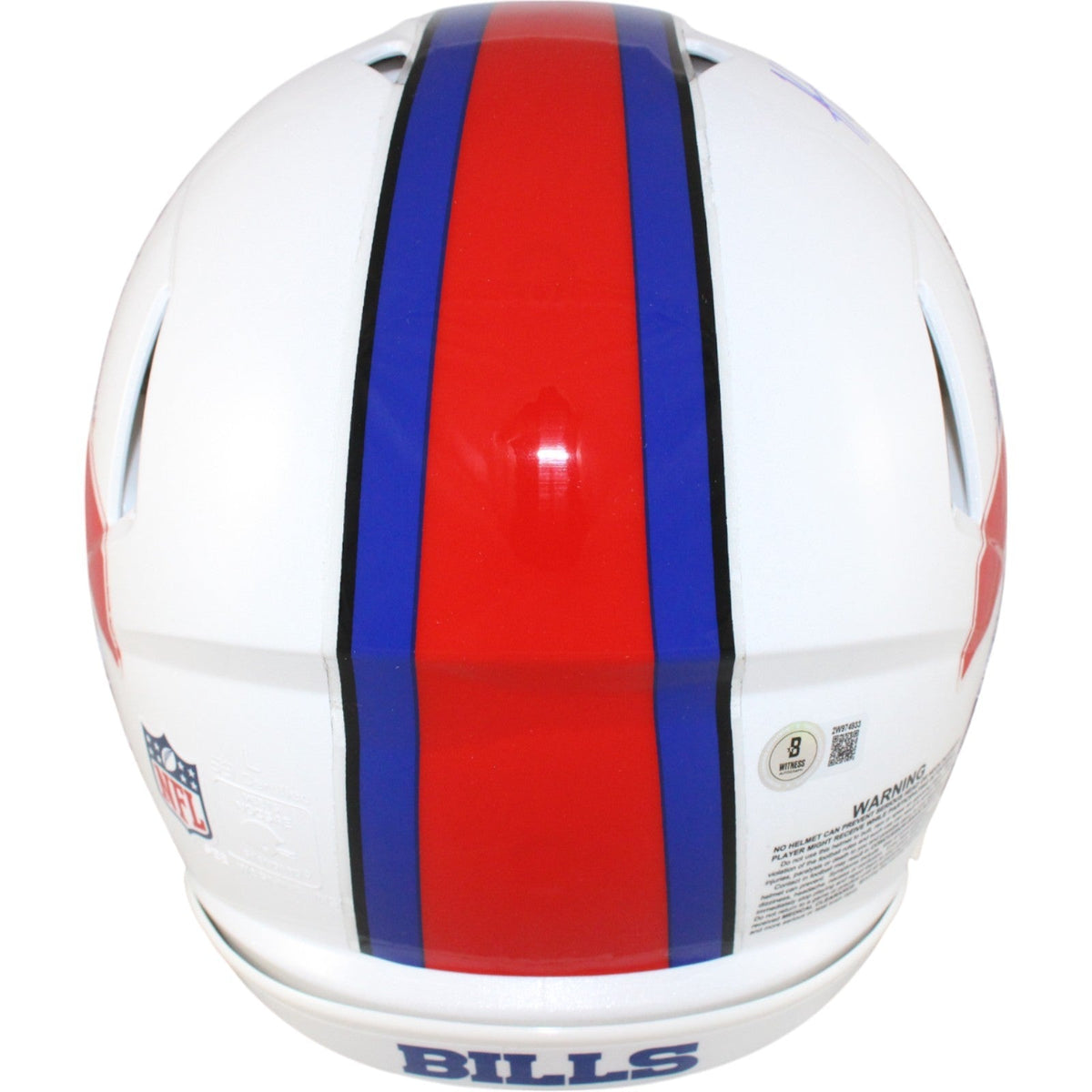 Keon Coleman Autographed Buffalo Bills Authentic Helmet Beckett Witness 51288