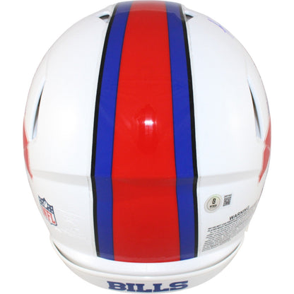 Keon Coleman Autographed Buffalo Bills Authentic Helmet Beckett Witness 51288