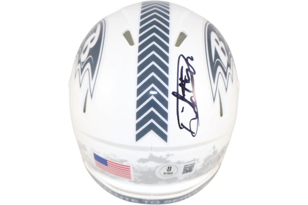 Derrick Henry Autographed Baltimore Ravens Mini Helmet 24 STS Beckett 52730