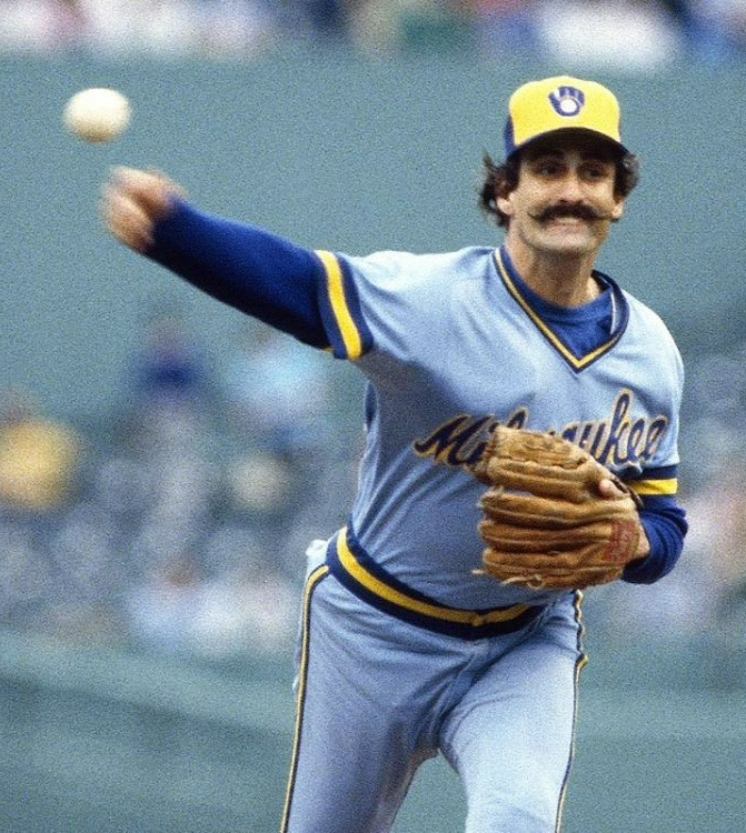 Rollie Fingers Signed Milwaukee Brewers Powder Blue Jersey Inscribed HOF 92 /JSA