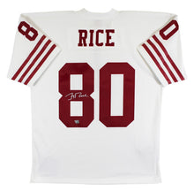 49ers Jerry Rice Authentic Signed White Mitchell & Ness Jersey Fanatics