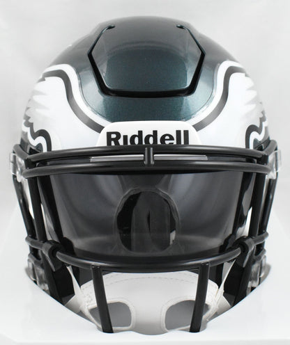 Randall Cunningham Autographed Eagles Mid-Size SpeedFlex Helmet - Beckett W Holo