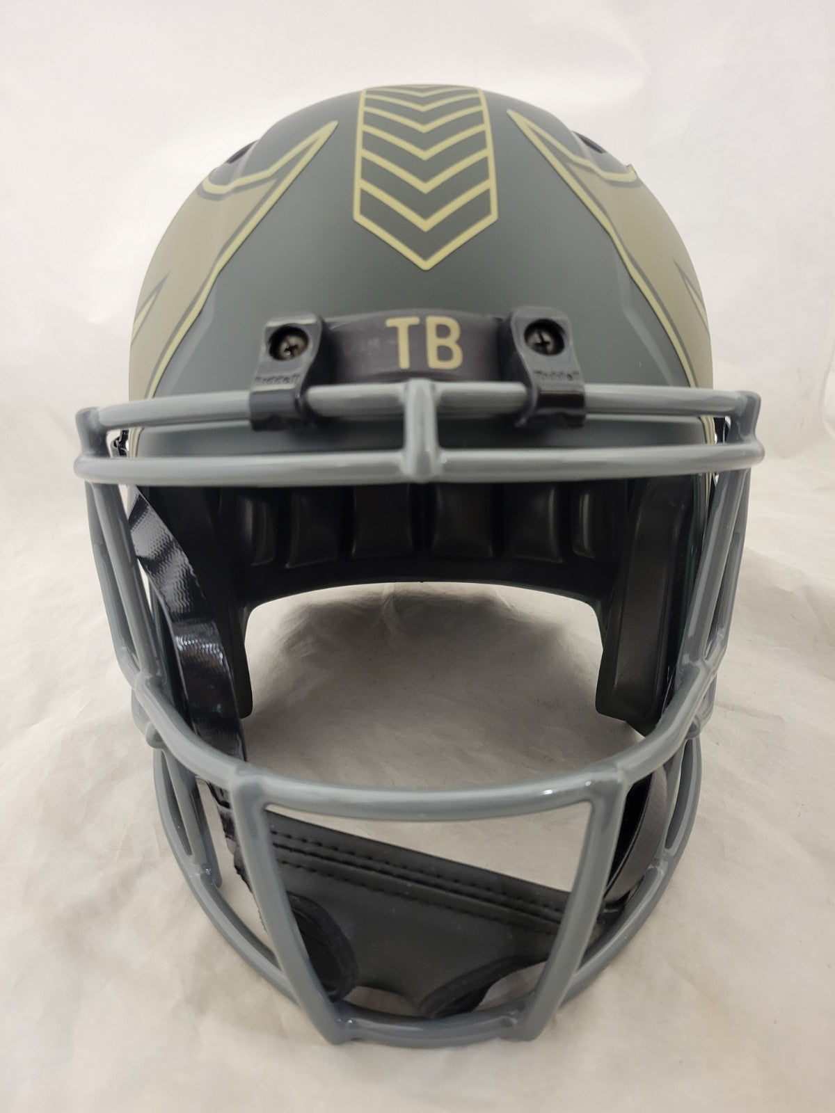 BAKER MAYFIELD SIGNED TAMPA BAY BUCCANEERS F/S STS4 SPEED REP HELMET BAS QR