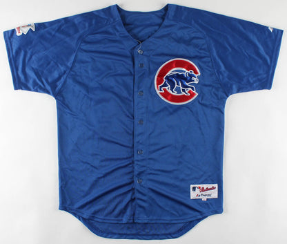 Ryne Sandberg Signed Chicago Cubs Majestic Jersey (PSA QR) HOF / 2nd Baseman