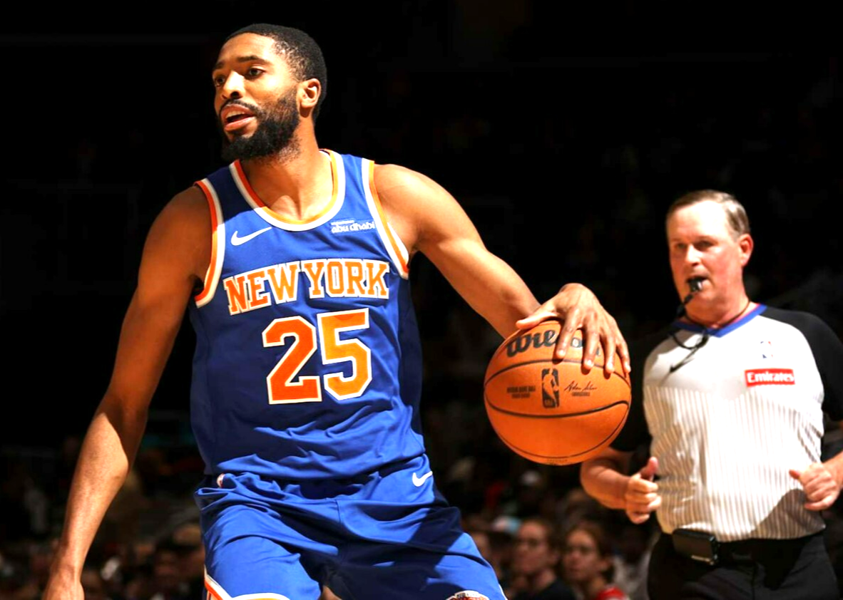 Mikal Bridges Signed New York Knicks Nike Authentic Jersey (JSA COA)