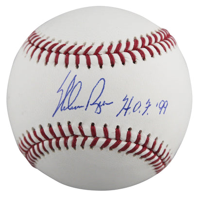 Rangers Nolan Ryan "HOF 99" Authentic Signed Robert Manfred Oml Baseball BAS