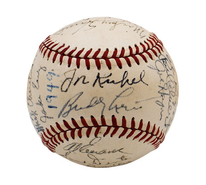 Joe Kuhel & Robert Ortiz Signed WA Senators Official American League Ball- 25 Si