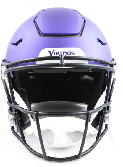 Justin Jefferson Autographed Vikings F/S SpeedFlex Helmet - Beckett W Hologram
