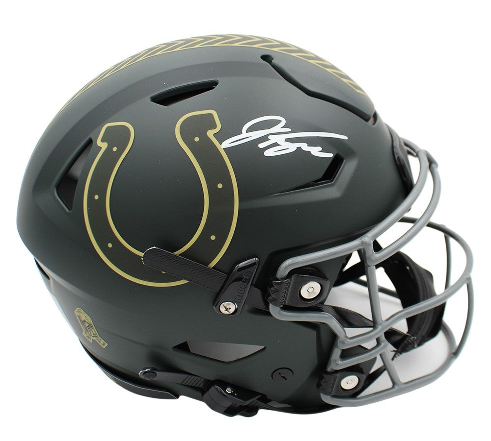 Jonathan Taylor Signed Indianapolis Colts Speed Flex Authentic STS 4 NFL Helmet