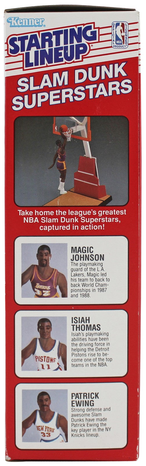 Celtics Larry Bird Signed Sealed 1989 Starting Lineup Slam Dunk BAS W #2W012588