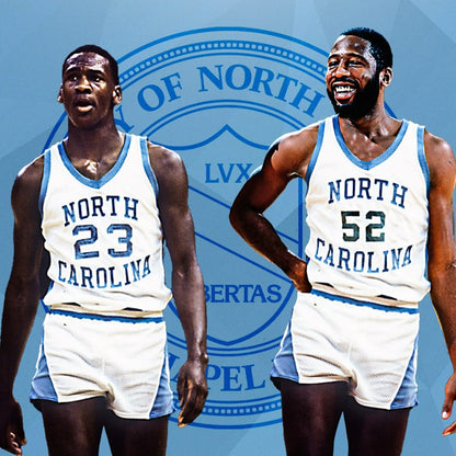 James Worthy Signed North Carolina Tar Heels Jersey "82 NCAA Champs" (Beckett)