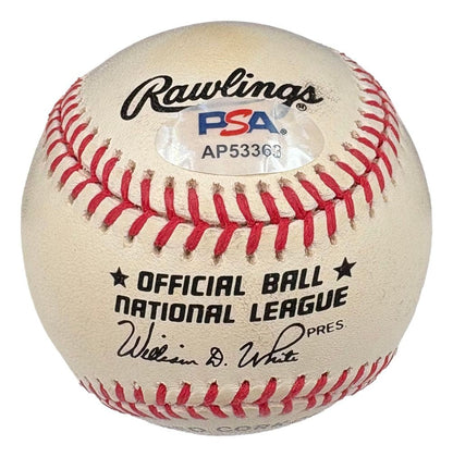 Willie Mays San Francisco Giants Signed National League Baseball PSA AP53363