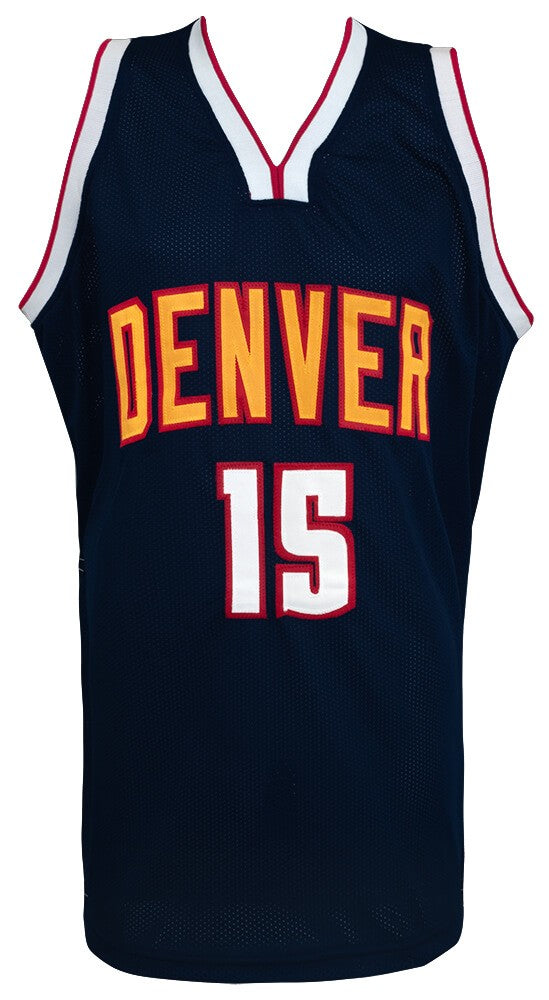 Nikola Jokic (DENVER NUGGETS) Signed Navy Custom Basketball Jersey - (JSA COA)