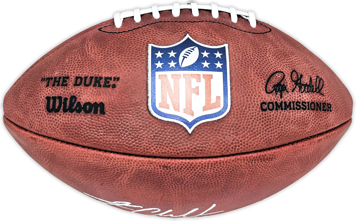 KAM CHANCELLOR AUTOGRAPHED NFL LEATHER FOOTBALL SEAHAWKS MCS 220820