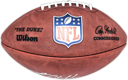 KAM CHANCELLOR AUTOGRAPHED NFL LEATHER FOOTBALL SEAHAWKS MCS 220820