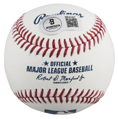 Rangers Nolan Ryan "5714 K's" Authentic Signed Manfred Oml Baseball W/ Case BAS
