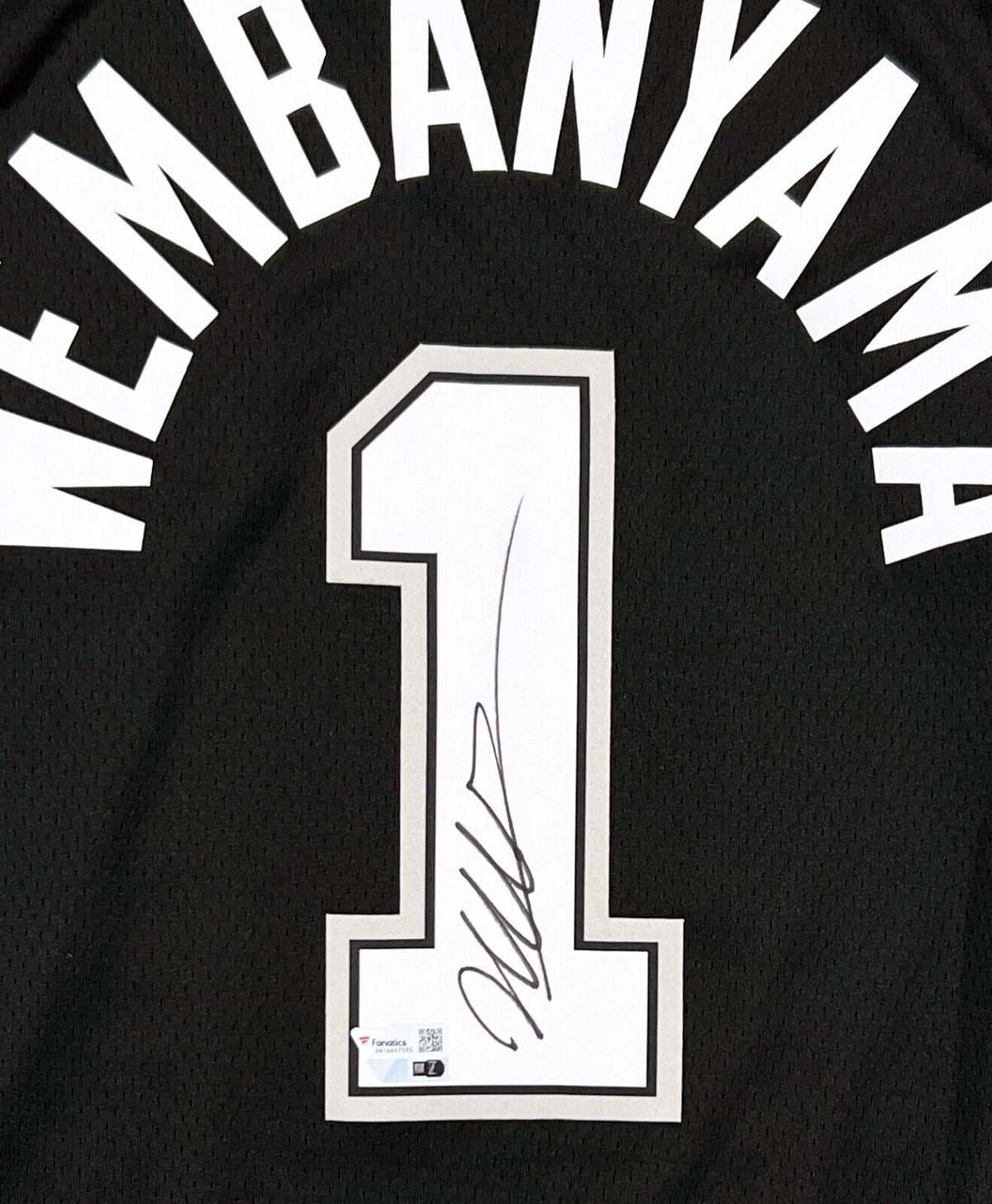 Victor Wembanyama Spurs Signed Authentic Nike Icon Swingman Jersey Fanatics