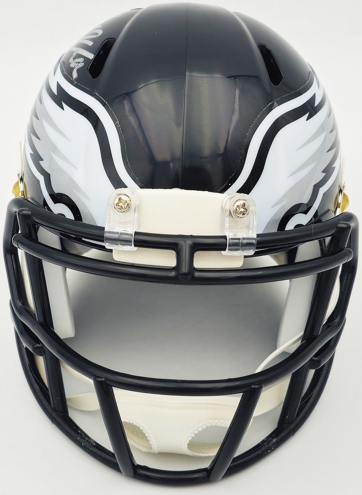 Jason Kelce Signed Philadelphia Eagles Black Speed Mini Helmet Beckett