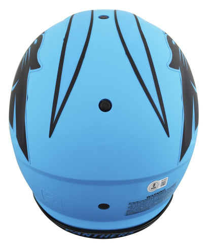 Panthers Julius Peppers Signed Rave Full Size Speed Proline Helmet BAS Witnessed